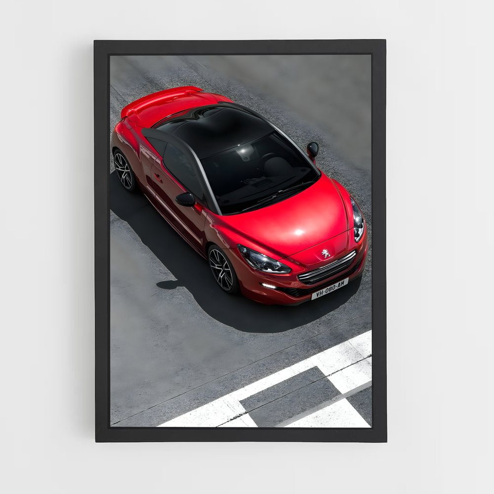 Poster Vision Sportive – affiche Peugeot (vue 2)